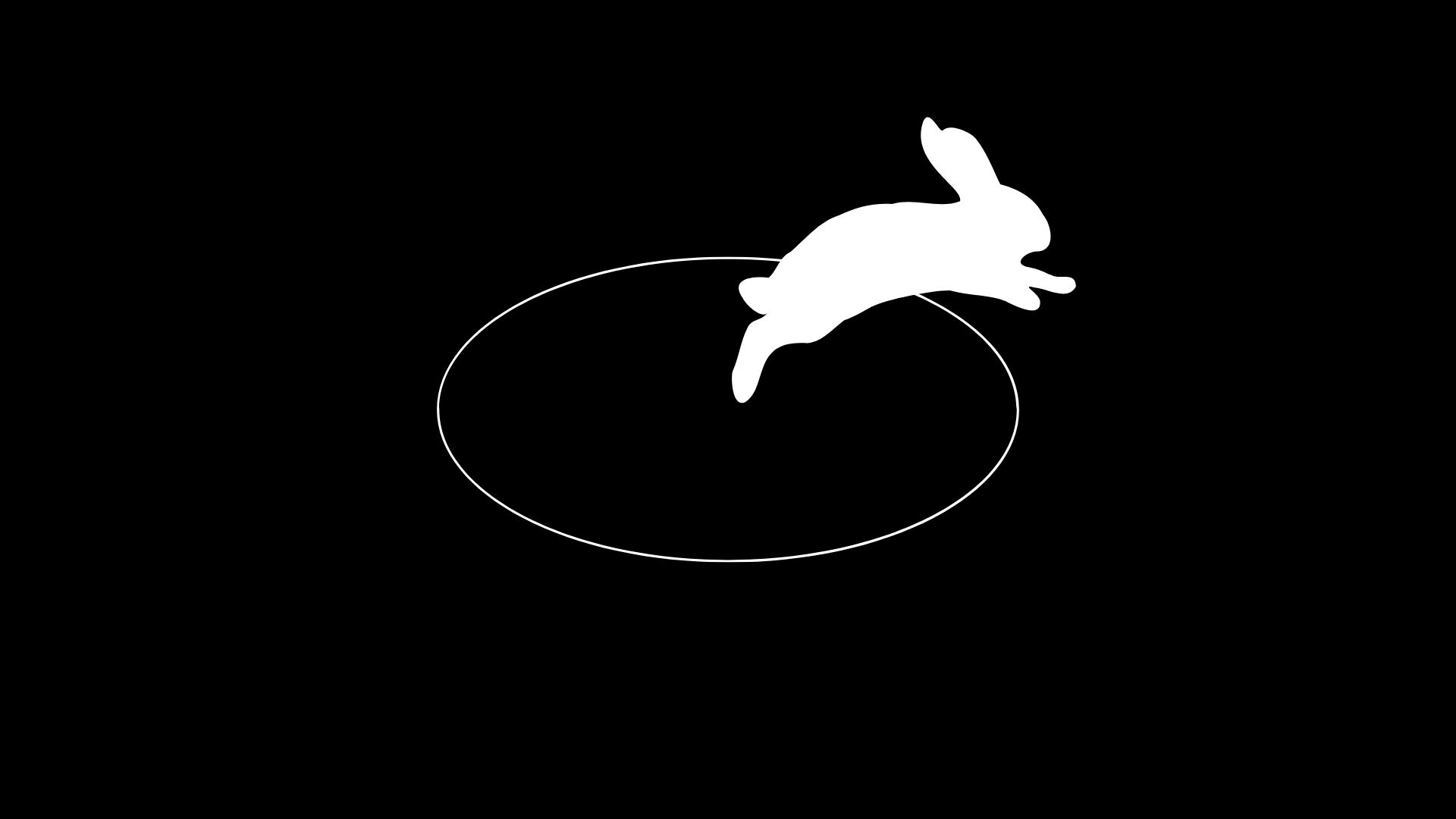 Chasing a white rabbit