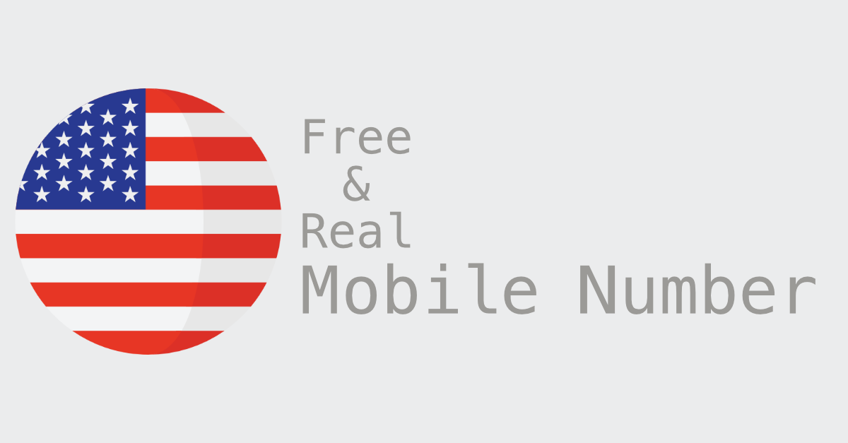 Free & Real US Mobile Number